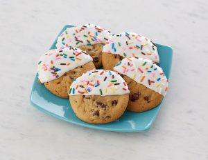 Rainbow Chocolate Chip Cookies